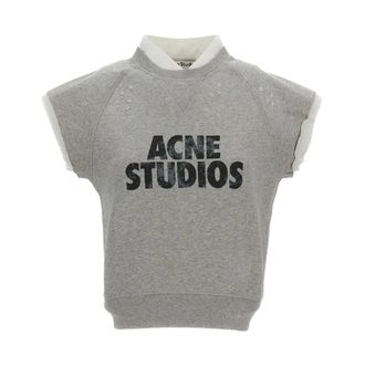 Acne Studios Sweatshirts, female, Gray, Size: XS Sweatshirt