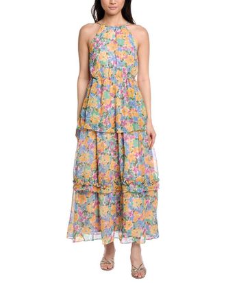 Lost + Wander Florescence Halter Maxi Dress