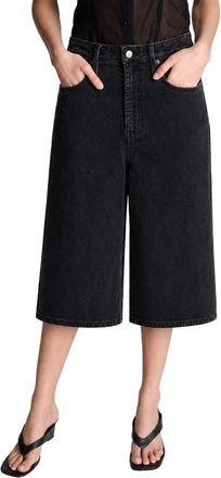 Kenneth Cole High Rise Fly Front Culotte Short