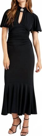 Cinq &agrave; Sept Rosita Trumpet Dress In Black