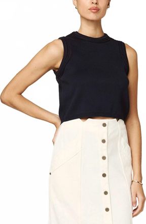 Cleobella Jade Tank Top In Midnight Blue