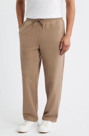Zella Vital Fleece Pants in Tan Fossil at Nordstrom, Size Xx-Large