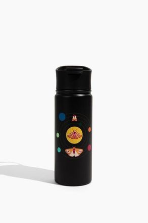 United By Blue 18 OZ Butterfly Galaxy Steel Bottle in Black at Nordstrom