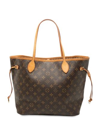 Louis Vuitton 2007 Monogram Neverfull MM tote bag - women - Leather/Fabric/Suede - One Size - Brown