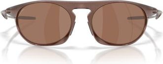 Oakley Neo Jacket 58mm Oval Sunglasses in Matte Mahogany/prizm at Nordstrom