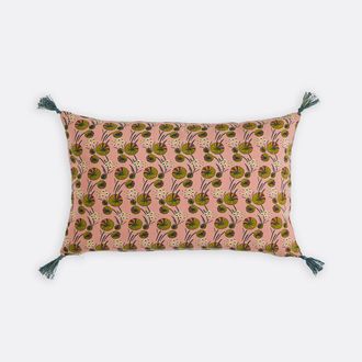 La Redoute Interieurs Rechthoekige kussenhoes, katoen, bloemenprint, YASUO