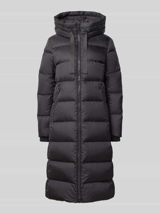 Marc O'Polo Regular Fit Daunenmantel mit Kapuze in Graphit, Größe 34