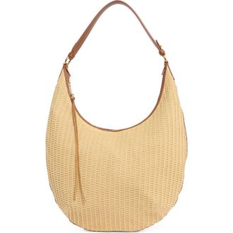 Rebecca Minkoff Darren Crescent Hobo Bag in Natural at Nordstrom Rack