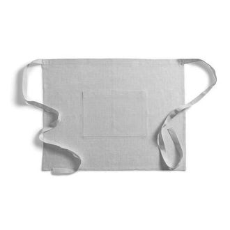 Solino Home Linen Bistro Apron - Kitchen Linen in Light Grey at Nordstrom, Size Small