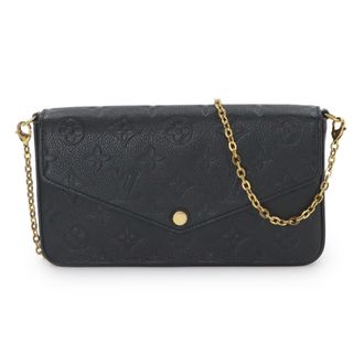 Louis Vuitton Noir Monogram Empreinte Pochette (Pre-Owned)