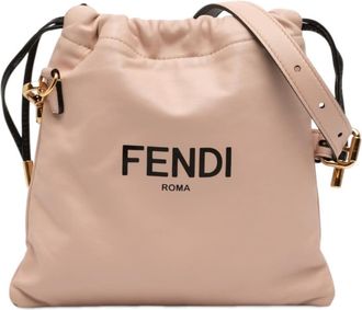 Fendi Pre-owned Fendi Small Calfskin Roma Drawstring Crossbody Ladies 63HSKN50LLJCJ4S6