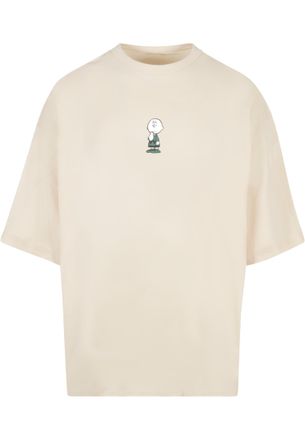 Merchcode Merchcode Mens Mp5000479-peanuts-Charlie Brown Huge Tee T-Shirt, Whitesand, XL