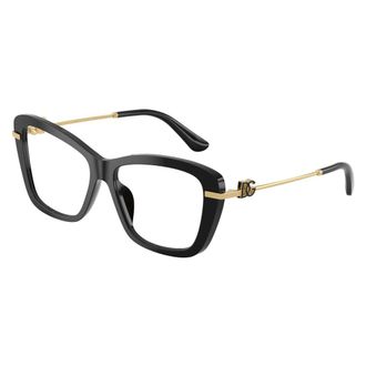 Dolce & Gabbana Glasses, female, Black, Size: 55 MM Dg3439 Optical Frame