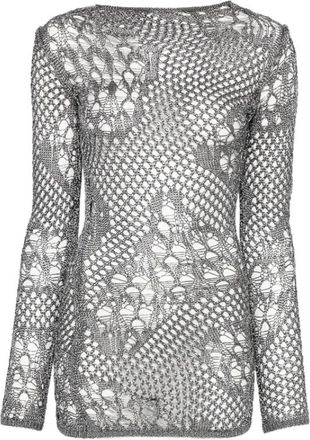 Dondup Mujer, Blusas y Camisas, Gris, Talla: S