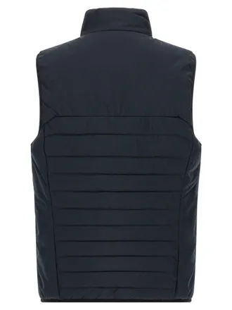 HUGO BOSS Quilted Technical Vest - navy
