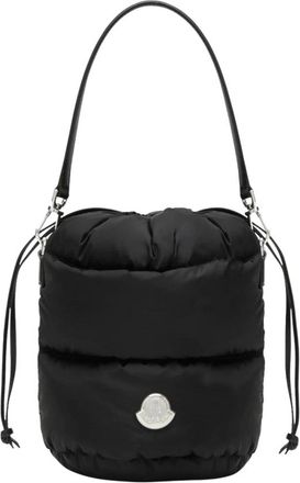 Moncler Caradoc Bucket Bag - Dames - Schoudertassen - Zwart - ONE Size - Leer - Tassen