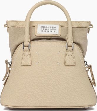 Maison Margiela Womens MAISON MARGIELA 5AC MINI TOTE BAG BEIGE - Tan - Size: O/S