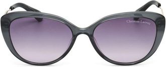 Christian Lacroix Ladies Grey Butterfly Sunglasses CL5082