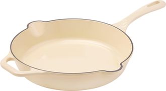 Victoria Victoria 38212 Sart&eacute;n Hierro Fundido Esmaltado Inducci&oacute;n 23cm, Apta Fuego, Barbacoa, Horno Cast Iron Skillet Blanco