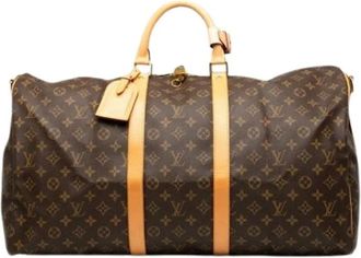 Louis Vuitton Pre-owned Weekend Bags, female, Brown, Size: ONE SIZE Pre-owned Leather Weekend Bag