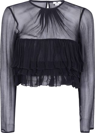 Elisabetta Franchi Shirt Long Sleeve Ca18766e2 110 Black