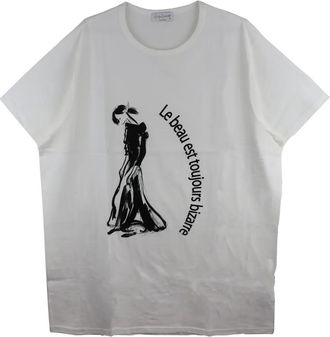 Yohji Yamamoto logo-print t-shirt - men - Cotton - 3 - White