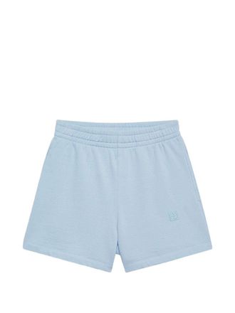 Anine Bing Kam Short Framed Monogram Pale Blue