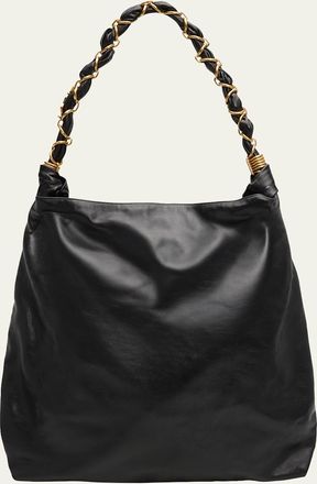 Saint Laurent Amalia YSL Chain Leather Shoulder Bag