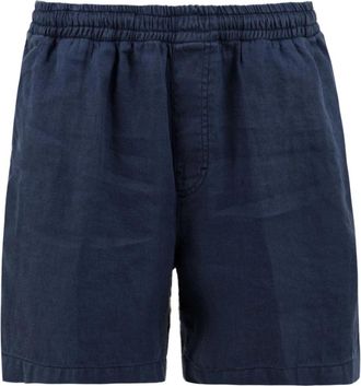 Aspesi Shorts - Heren - Korte Broeken - Blauw - 2XL - Hennep - Korte Broeken