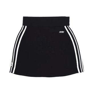 Autry Short Skirts, female, Blue, Size: XS Main Knit Skirt