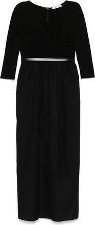 Max Mara Kaiser midi-jurk - Zwart