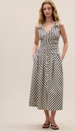 Rebecca Taylor Isla Stripe Poplin Dress
