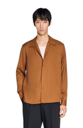 Sandro Floaty shirt in Whisky at Nordstrom, Size X-Large