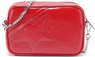 Golden Goose Sac Mini Star Cuir Rouge