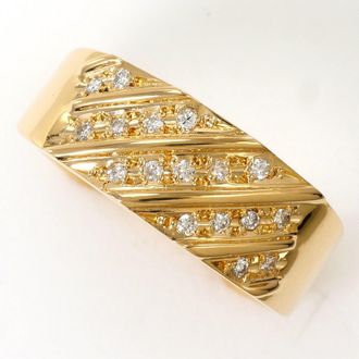 C&A Yellow Gold Yellow Gold (18K) Band Ring (Pre-Owned)