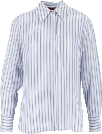 Max Mara Camicia Flirt - Dames - Blouses & Shirts - Blauw - Maat: S Zijde