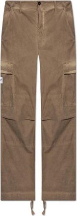 Dolce & Gabbana Broek met zakken - Heren - Wijde Broeken - Bruin - L - Katoen - Broeken