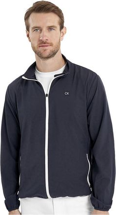 Calvin Klein Mens Motion Full Zip Lightweight Jacket - Navy - XL