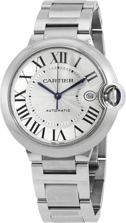 Cartier Ballon Bleu Automatic Silver Dial Mens Watch wsbb0040