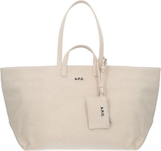A.P.C. Le Drummer Dual Handle Cotton Tote Bag