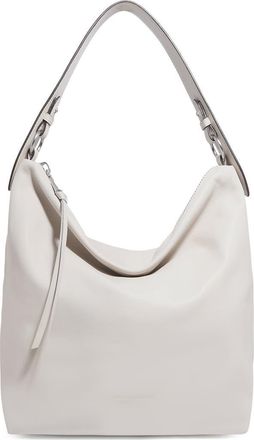 Aimée Ava Leather Hobo Bag in Chalk at Nordstrom