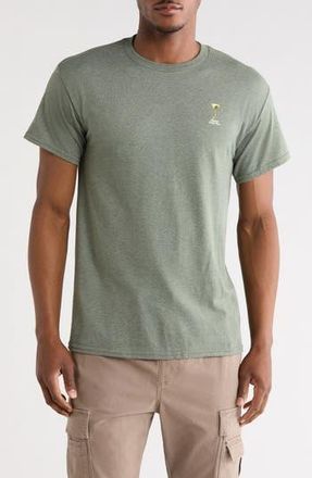 Retrofit Dirty Martini Club Graphic T-Shirt in Heather Military Green at Nordstrom Rack, Size X-Large