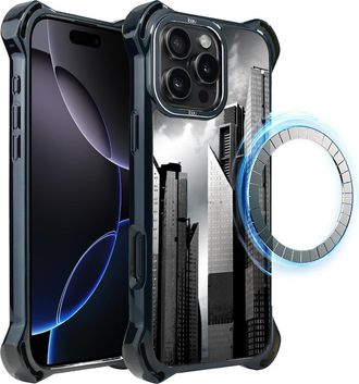 OEM Funda Ibizu Dropguard Ultra Para Iphone 16 Pro Max Con Magsafe, Noir City, Manhattan