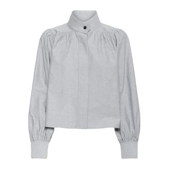 Karen by Simonsen Overhemden, Dames, Grijs, XL, Shirts