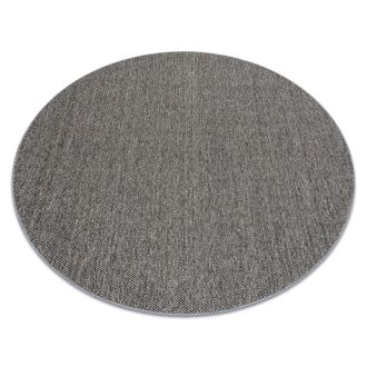 RugsX RugsX Casablanca Loom Rug in Grey | Size: 200 cm diameter