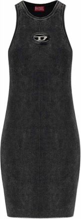 Diesel Short M-Anchorage Dress With Logo Plaque