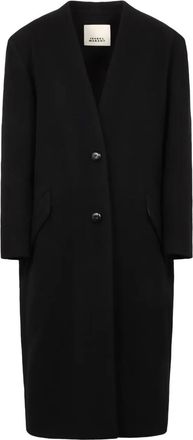 Isabel Marant Cappotto con scollo a V - Nero