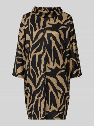 Apricot Relaxed Fit Strickkleid mit weitem Rollkragen in Camel, Gr&ouml;&szlig;e M