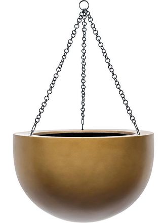 Baq Grosser, hängender Blumentopf Gradient Bowl ø 38 cm - Honey Matt