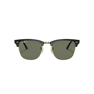 Ray-Ban Rb 3016 Zonnebril Clubmaster Classic Gepolariseerd - Dames - Zonnebrillen - Zwart - 49 MM - Accessoires